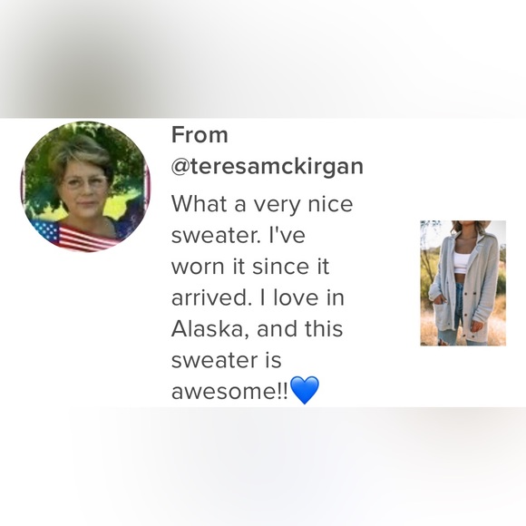 Light Gray Fuzzy Luxury Cardigan - Picture 10 of 11